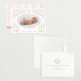 "Cottagecore" - Birth Announcements in Cotton Candy by Creo Study - Assembled