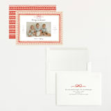 "Vintage Love Bow" - Birth Announcements in Latte by Kartika Paramita - Assembled