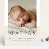 "Big News" - Birth Announcements in Ivory by Maria Hilas-Louie - Front