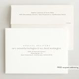 "Exemplary" - Birth Announcements in Cotton by Olivia Raufman - FREE Recipient Addressing