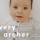 "Modern Name" - Birth Announcements in Moon by Robin Ott - Detail