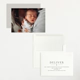"the edit" - Birth Announcements in Simply White by Sara Hicks Malone - Assembled