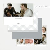 "Little Welcome" - Birth Announcements in Cloud by Susan Asbill - Back of Card Options