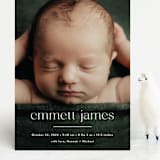 "Details" - Birth Announcements in Cloud by Susan Asbill - Front