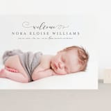 "Hug" - Birth Announcements in Shadow by Lea Delaveris - Front