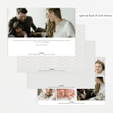 "Hug" - Birth Announcements in Shadow by Lea Delaveris - Back of Card Options