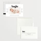 "Bold Name Frame" - Birth Announcements in Ash by Alethea and Ruth - Assembled