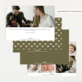 "Focus" - Birth Announcements in Snow by Yaling Hou Suzuki - Back of Card Options