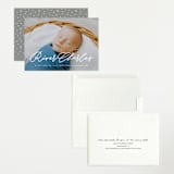 "Swing" - Birth Announcements in Snow by Lauren Chism - Assembled