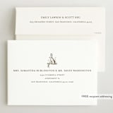 "Classic Bunny" - Birth Announcements in Blush by Megan Davis - FREE Recipient Addressing