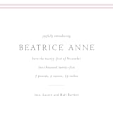 "Frolic" - Birth Announcements in Ballet Slipper by Megan Davis - Detail