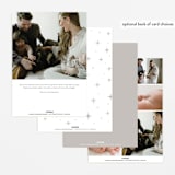 "raclette" - Birth Announcements in Marshmallow by chocomocacino - Back of Card Options