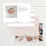 "My alphabet" - Birth Announcements in Ink by Creo Study - Back of Card Options