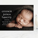 "Details" - Birth Announcements in Cloud by Susan Asbill - Front