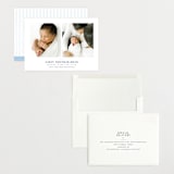 "Curator" - Birth Announcements in Denim by Megan Davis - Assembled