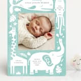 "All God's Creatures" - Birth Announcements in Narwhal by Carrie ONeal - Front