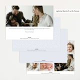 "With Love" - Birth Announcements in Lake by Vanessa Doyle - Back of Card Options