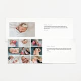 "Dakota" - Birth Announcements in Slate by Rebecca Rueth - Interior Options