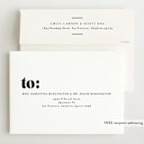 "Bold Name Frame" - Birth Announcements in Ash by Alethea and Ruth - FREE Recipient Addressing