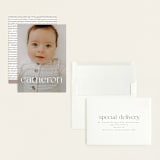"Classy Name" - Birth Announcements in Cloud by Ekko Studio - Assembled