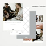 "Linear" - Birth Announcements in Frost by Everett Paper Goods - Back of Card Options