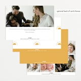 "Fun Hello" - Birth Announcements in Cloud by Jackie Crawford - Back of Card Options