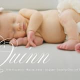 "elegant name" - Birth Announcements in Owlet by Jackie Crawford - Detail