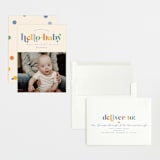 "Hello Sweet baby" - Birth Announcements in Bluebird by Jessica Corliss - Assembled