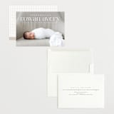 "Exemplary" - Birth Announcements in Cotton by Olivia Raufman - Assembled