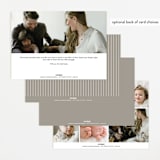 "Indie" - Birth Announcements in Cloud by Lauren Chism - Back of Card Options