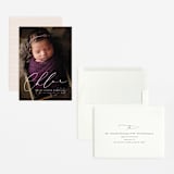 "Just Lovely" - Birth Announcements in Shell by Lea Delaveris - Assembled