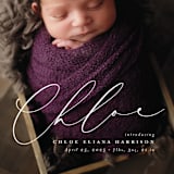 "Just Lovely" - Birth Announcements in Shell by Lea Delaveris - Detail