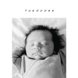 "Pano" - Birth Announcements in Snow by AK Graphics - Detail