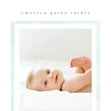 "Golightly" - Birth Announcements in Mint by Lauren Chism - Detail