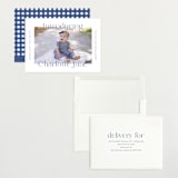 "Chatham" - Birth Announcements in Navy by Megan Davis - Assembled