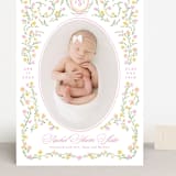 "Cottagecore" - Birth Announcements in Cotton Candy by Creo Study - Front