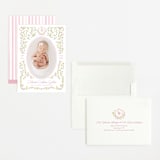 "Cottagecore" - Birth Announcements in Cotton Candy by Creo Study - Assembled