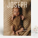 "cover" - Birth Announcements in Cream by Vivian Yiwing - Front