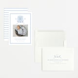 "Crest" - Birth Announcements in Sky by Corinne Malesic - Assembled