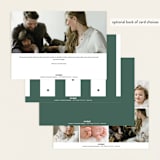 "Boldly Named" - Birth Announcements in Forest by Anna Elder - Back of Card Options