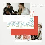 "hello doodle" - Birth Announcements in Dream by Stephanie Hawkes - Back of Card Options
