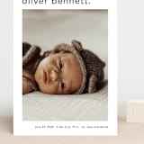 "Simple name" - Birth Announcements in Cotton by Stacey Meacham - Front