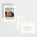 "Simple name" - Birth Announcements in Cotton by Stacey Meacham - Assembled