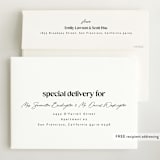 "The simplest" - Birth Announcements in Salt by Lea Delaveris - FREE Recipient Addressing