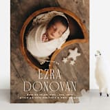 "Little Heart" - Birth Announcements in Caramel by Corinne Malesic - Front