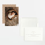 "Little Heart" - Birth Announcements in Caramel by Corinne Malesic - Assembled