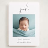 "Just Me" - Birth Announcements in Midnight by Lehan Veenker - Front
