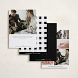 "Just Me" - Birth Announcements in Midnight by Lehan Veenker - Back of Card Options