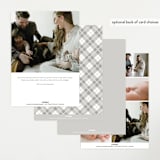 "Little Introduction" - Birth Announcements in Stone by Pixel and Hank - Back of Card Options
