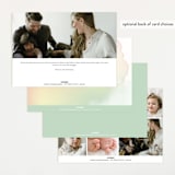 "Pretty Rainbow" - Birth Announcements in Rainbow by Lori Wemple - Back of Card Options